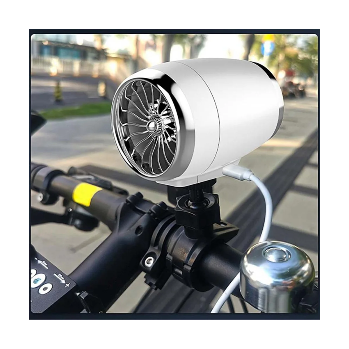 Portable USB Mini Cooling Fan with Tripod Bike Handlebar Electric Fan Outdoor Cycling Fan for Camping Riding Traveling A