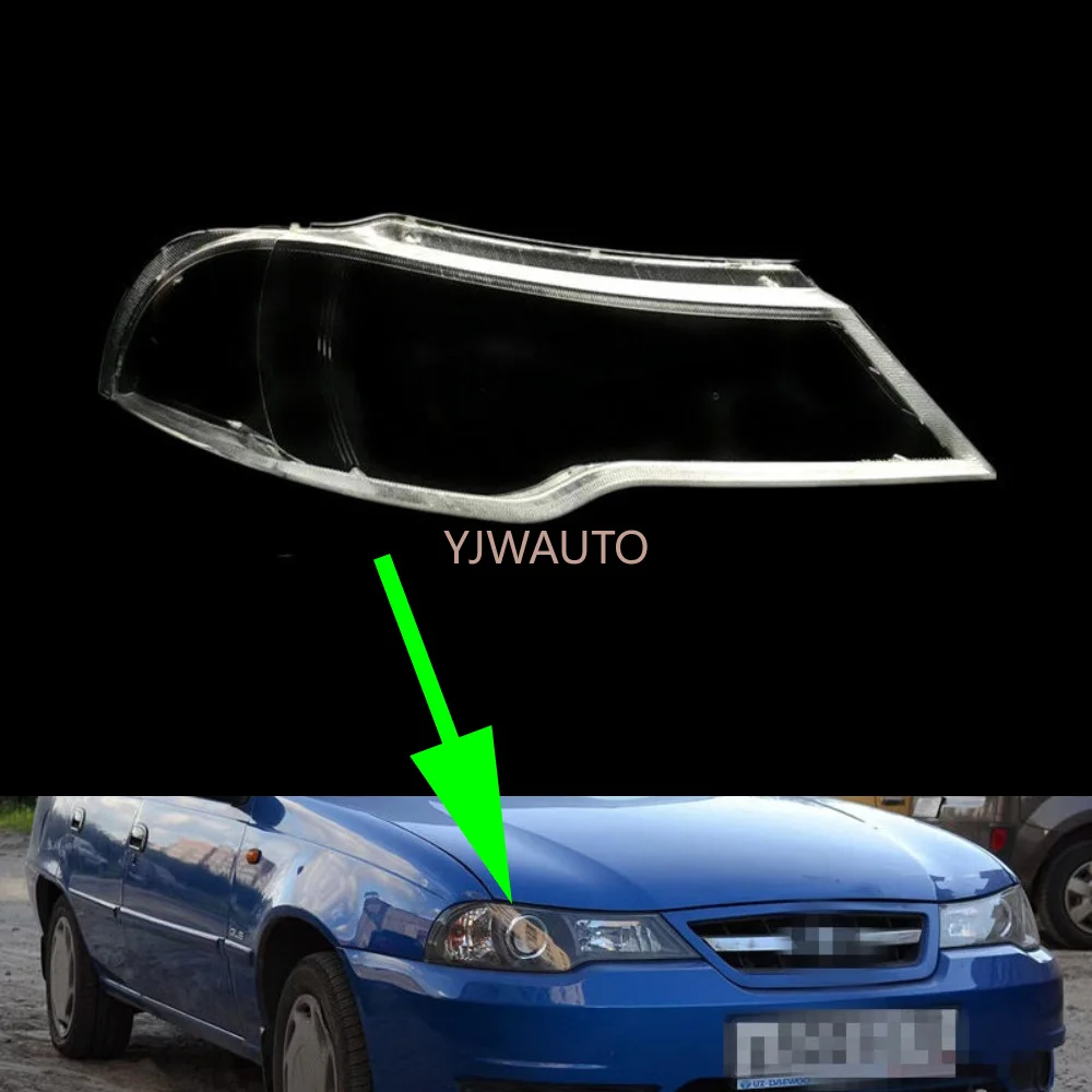 

For Daewoo Nexia II N150 2008-2013 2014 2015 2016 Headlight Cover Car Headlamp Lens Glass Replacement Front Lampshade Auto Shell