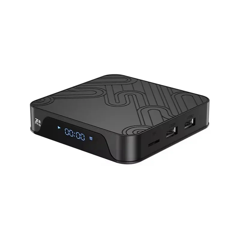 Stylish-2X Z8 Pro Android 12 Smart TV Box H618 Quad 2G 16G Wifi Bluetooth 5 Voice Assistant 8K Z8pro Media Player EU PLUG