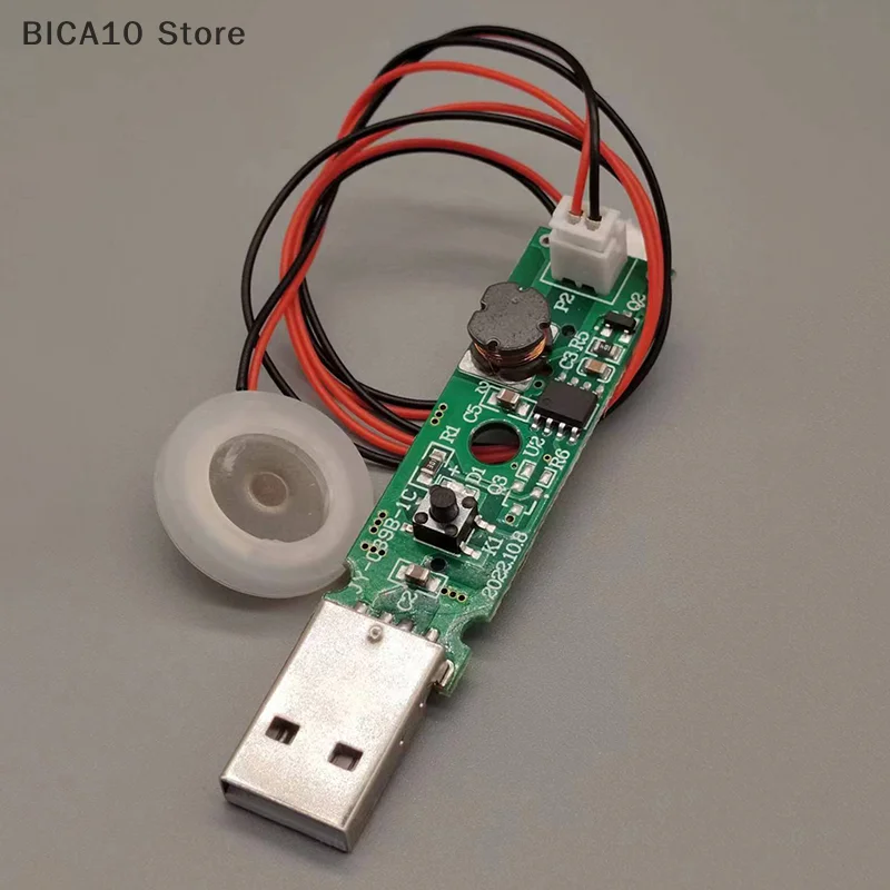 USB 5V 1.5-2W 초음파 분무 가습기 모듈 DIY 보습 변환기 안개 제조기 Atomize 고무 가스켓 키트