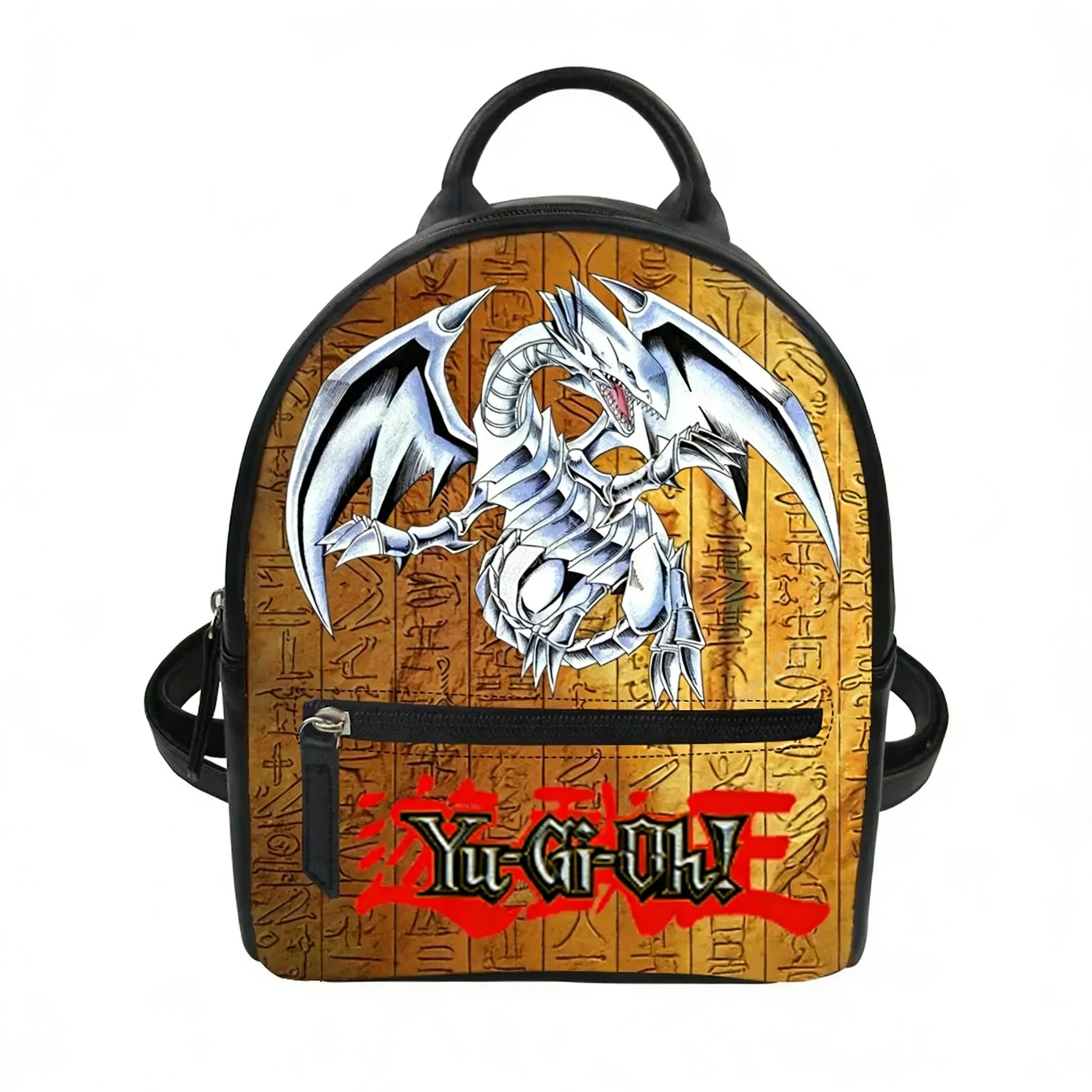 

Yu Gi Oh Anime Yugi Muto Custom Mini Small Backpack Purse Carter Schoolbags Double Shoulder Bag Mini Daypack Leather Travel Bag