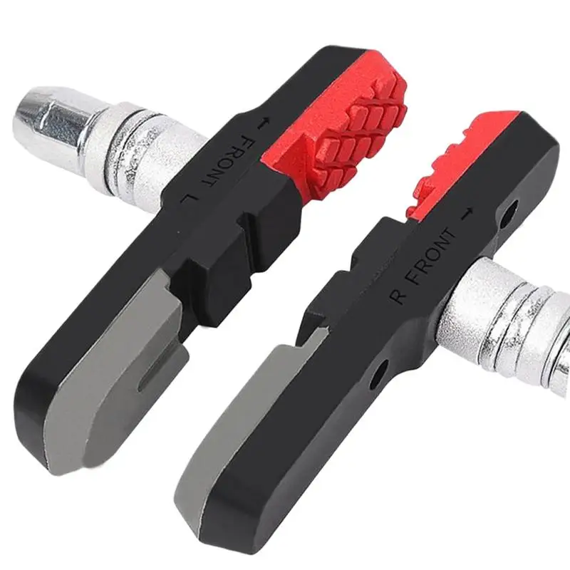

Brake Pads Bicycles Replacement No Skid Brake Pads Blocks For Cycling Smooth Stable Performance Bicycles Accessories For Adults