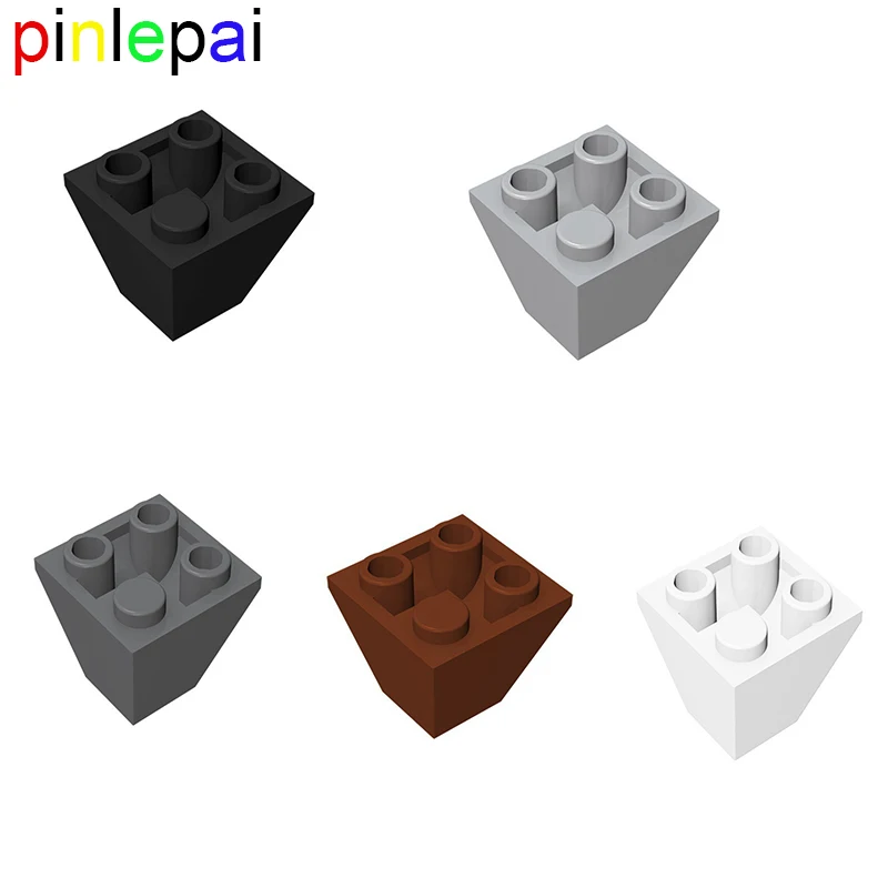 

Pinlepai 3676 2x2 Block Slope Brick Inverted Blocks Moc Bricks Parts Small Particle Building Bulk Corner Toys For Children