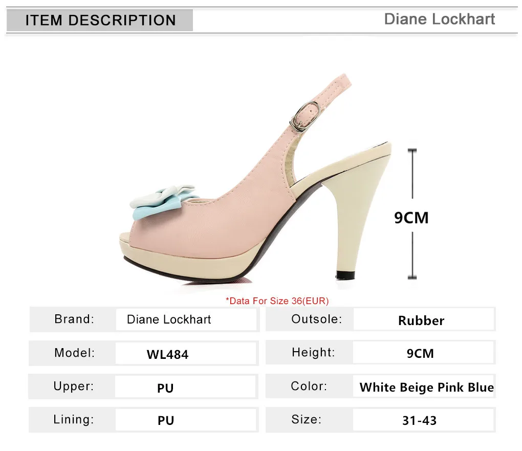 2024 Spring Women Sandals Sweet Peep Toe Party Wedding Shoes Simple Buckle Summer Shoes Platform Slingbacks High Heels Blue31-43