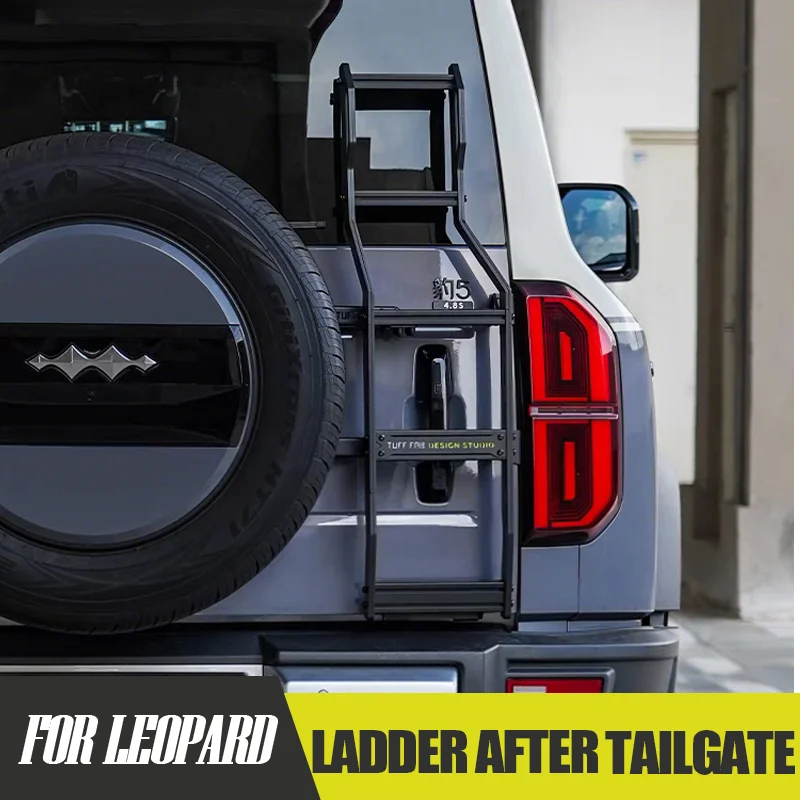 

For BYD Leopard 5 Snow Leopard Tailgate Ladder TUFF Roof Platform Specialized Modification Parts
