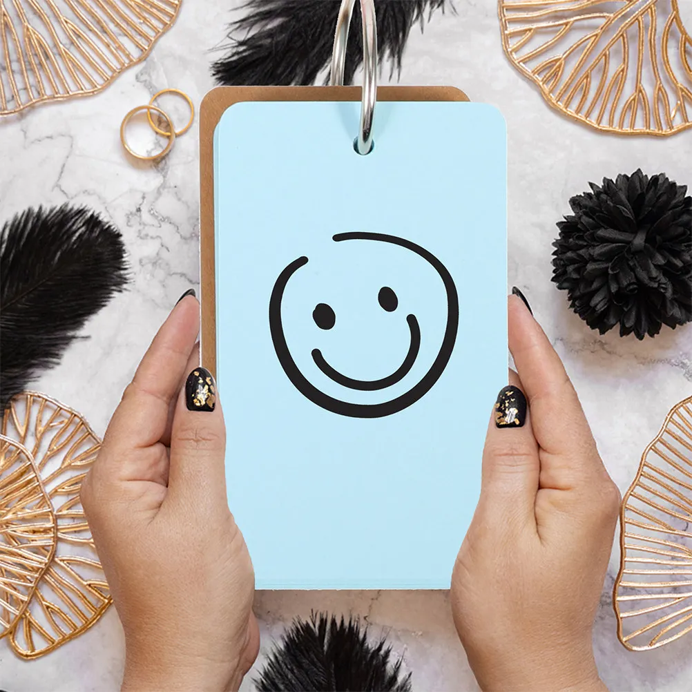 

10 шт. пустых карточек-блокнотов из плотной бумаги, портативные флеш-карточки для изучения лексики, для рисования и заметок, карточки с английскими словами