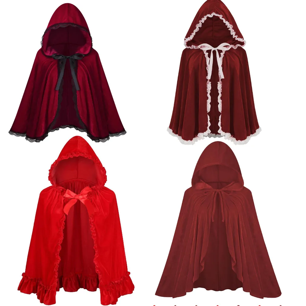 

Christmas Clothing Adult Christmas Cloak Cloak Little Red Riding Hood Christmas Cloak Party Stage Performance Clothing
