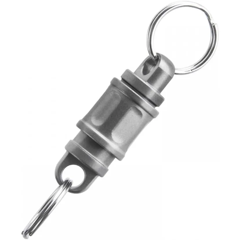 

Titanium Quick Release Keychain, 360° Degree Rotation Heavy Duty Swivel Key Connector Detachable Key Chain Holder