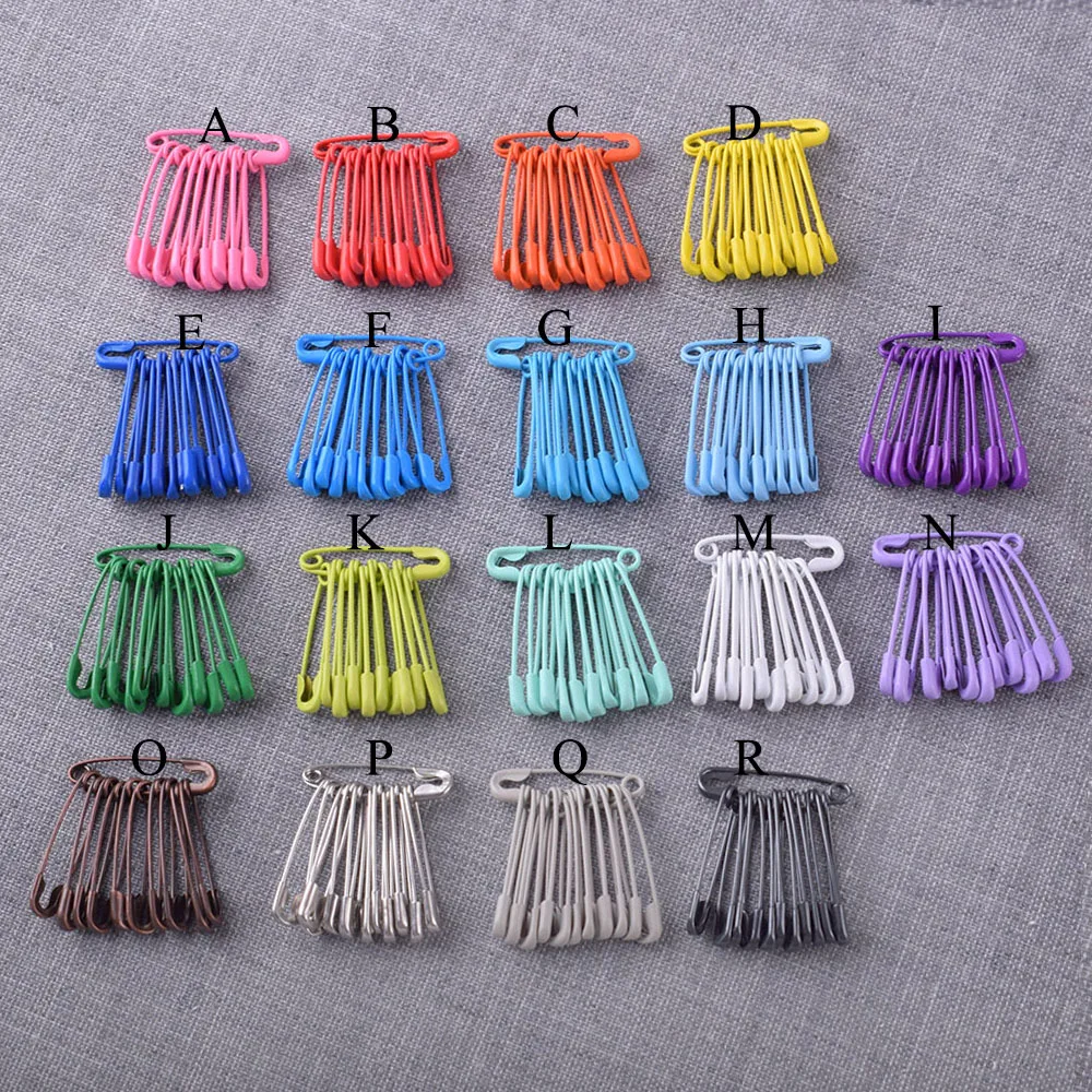 Mini Colored Safety Pins Stitch Markers Metal Sewing Pins Brooch Pins Jewelry Safety Pins Tag Pins Garment Pins Locking Craft