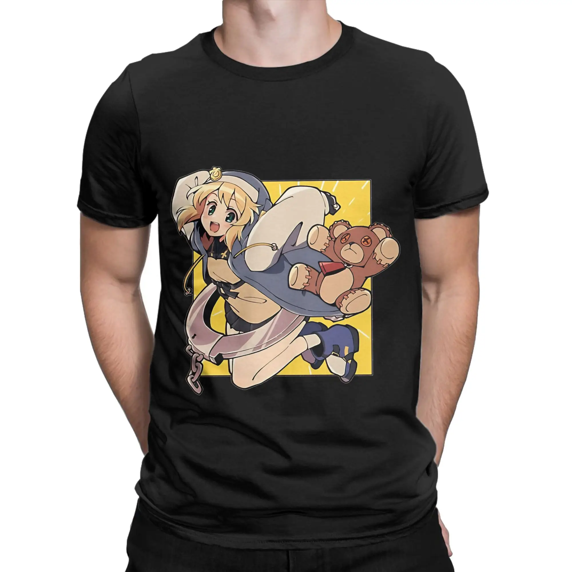 Guilty Gear  Bridget Classic Shirt Funny 100% Cotton T-Shirt guilty gear bridget Tees Tops For Men