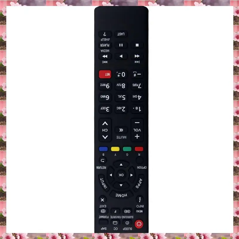 

2025 1 PCS N2QAYB000926 Remote Control Black ABS For PANASONIC TV LED LCD Smart HDTV TC-39AS530 TC39AS530U TC-40AS520 TC40AS520U