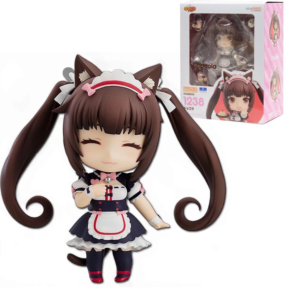 Anime NEKOPARA Figure OB11 #1238 Chocolates Vanilla Action Figure Cat Style Model PVC Static Toys Gift Doll Cat Maid 10cm