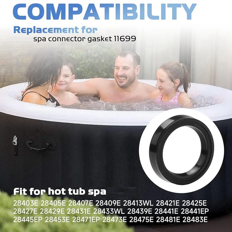 4 Stücke 11699 Poolpumpe Ersatzteile Für Intex Pure Spa Whirlpool Teile O-Ring Gummischeibe