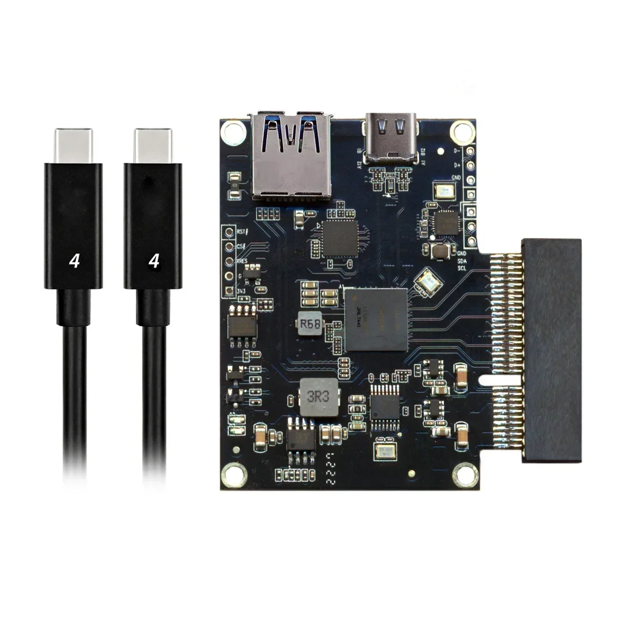 Thunderbolt 4 to PCI-E 4X Thunderbolt external graphics card docking station USB4 core adapter board docking station
