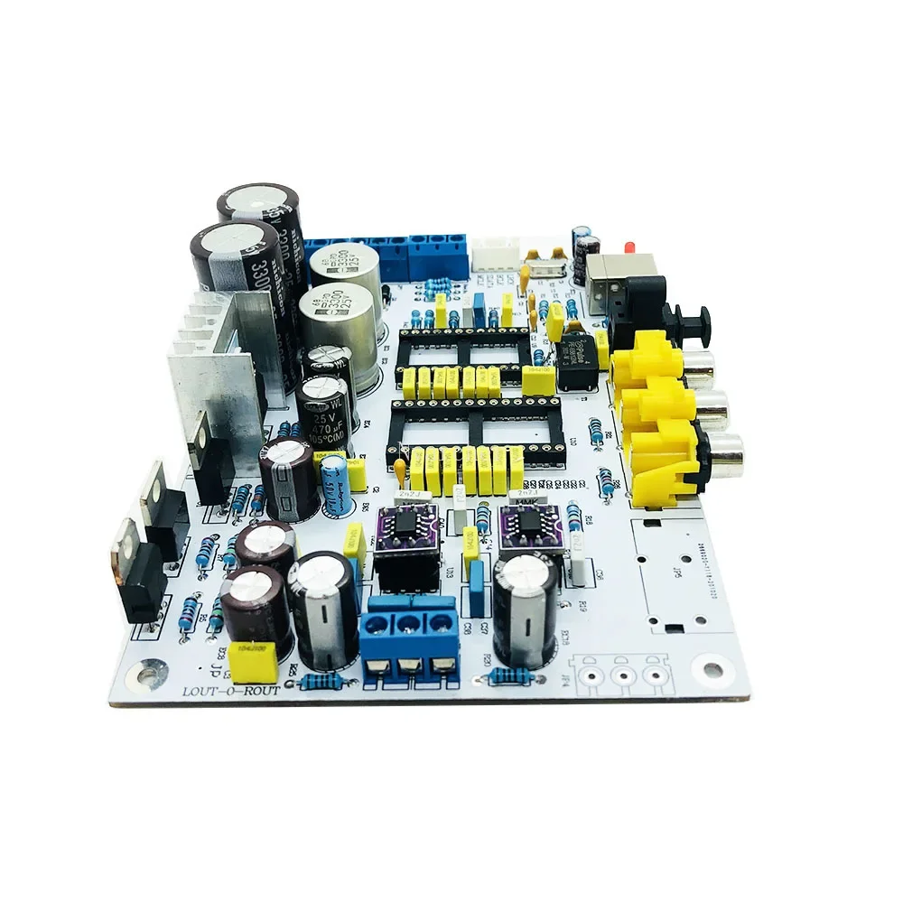 CS8416 + SAA7220 + TDA1541 Dac Decoder Board Coaxiale Fibre Optic Usb Ingang Zonder Ic En SAA7220P