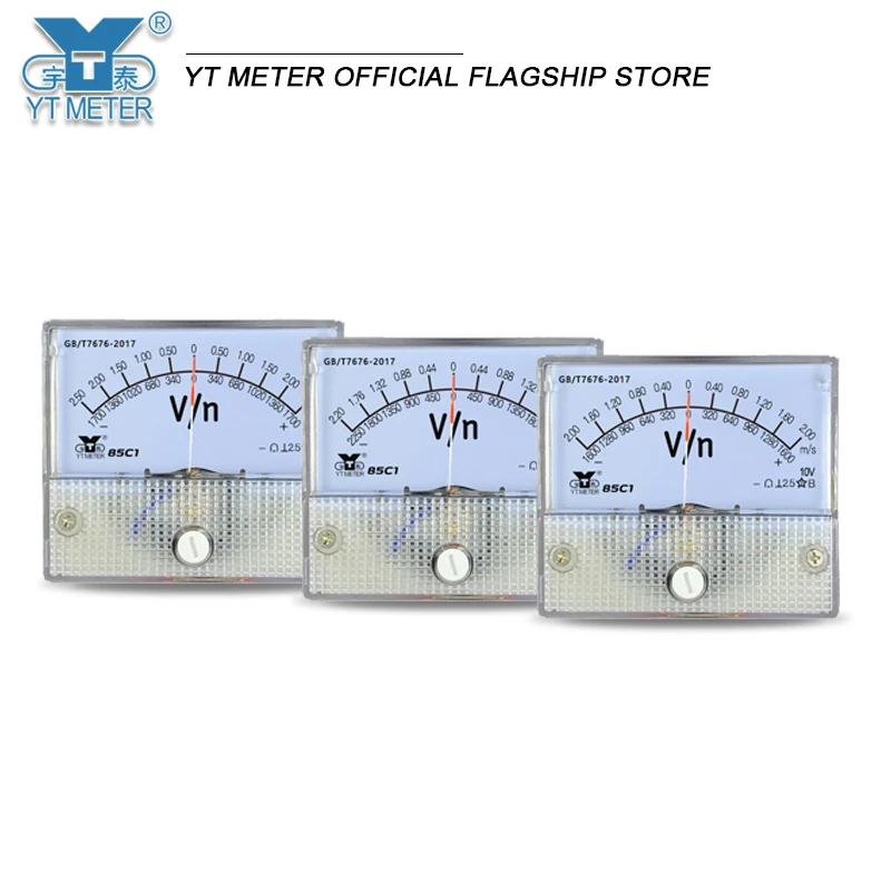 85 c1 misuratore analogico positivo e negativo ingresso 10V ± 2.2V bidirezionale 2.5v 1600 n1700n voltmetro dual scale dc