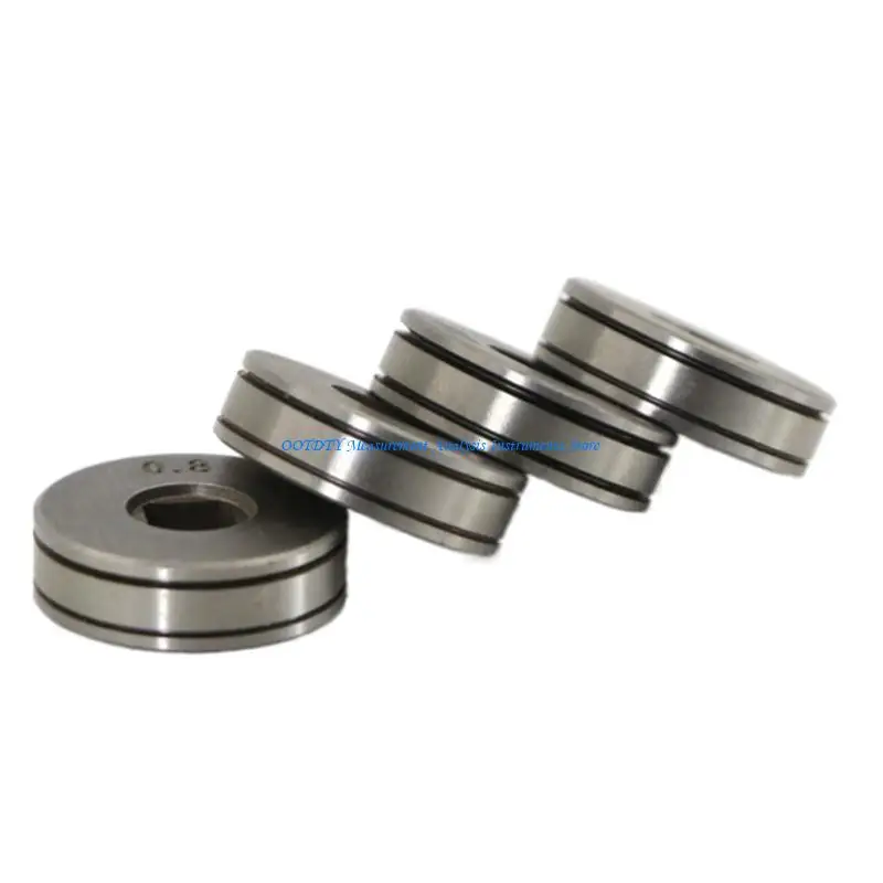 367D Stainless Steel Wire Feeder Roller Welding Wire Feeding Guide Wheel Welders Equipment Parts Height 7mm/0.3in 2 Types