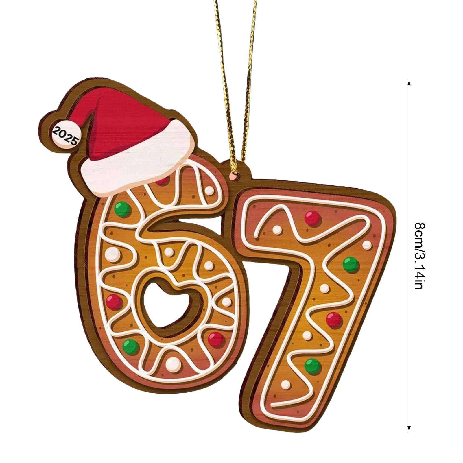 عيد الميلاد 67 نموذج زخرفة ديكور معلق عطلة الديكور لشجرة عيد الميلاد نافذة عرض الحفلات DF #6