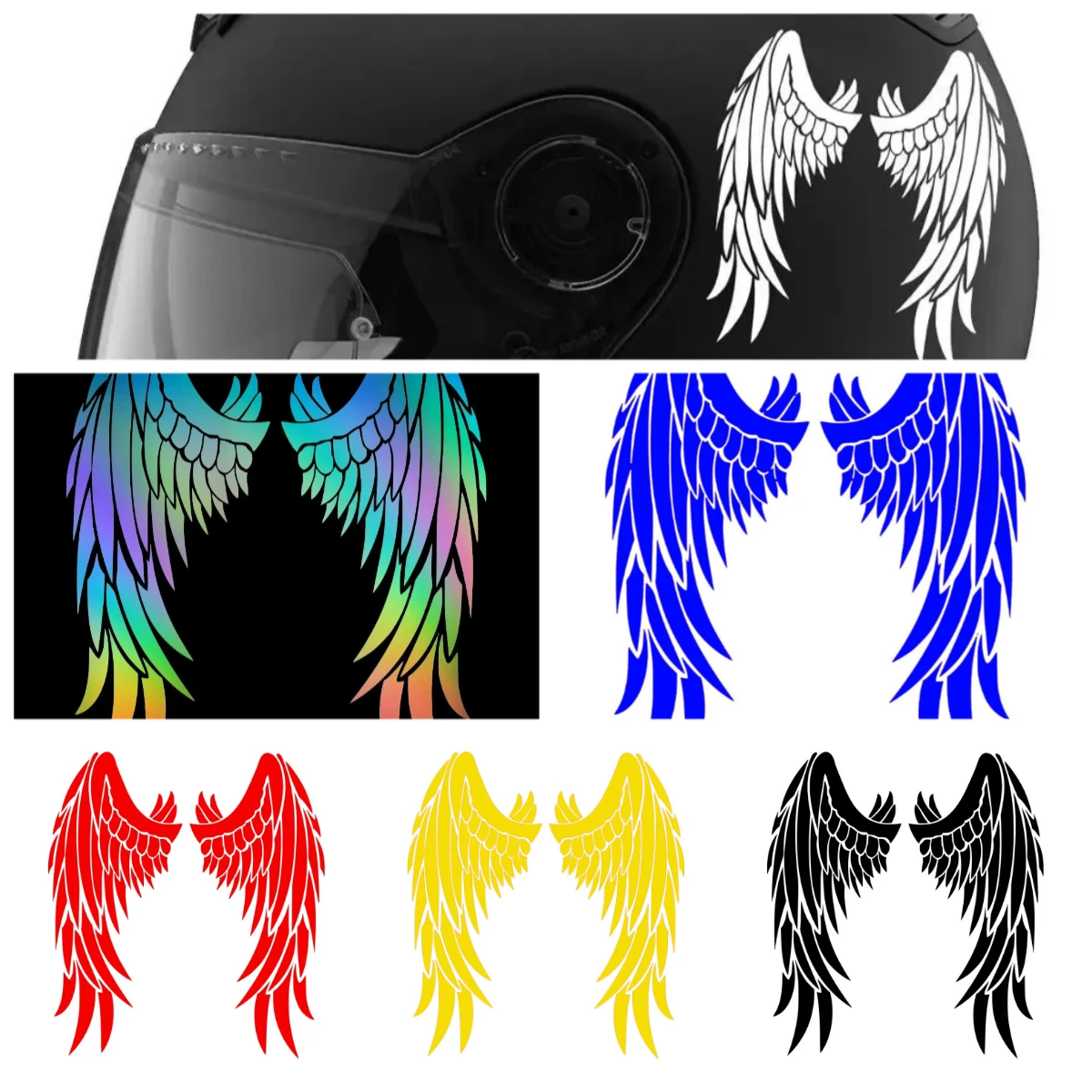 

Waterproof PVC Car Stickers Angel Wings Vinyl Decals Custom Whole Body Motorcycle Decal Decoration