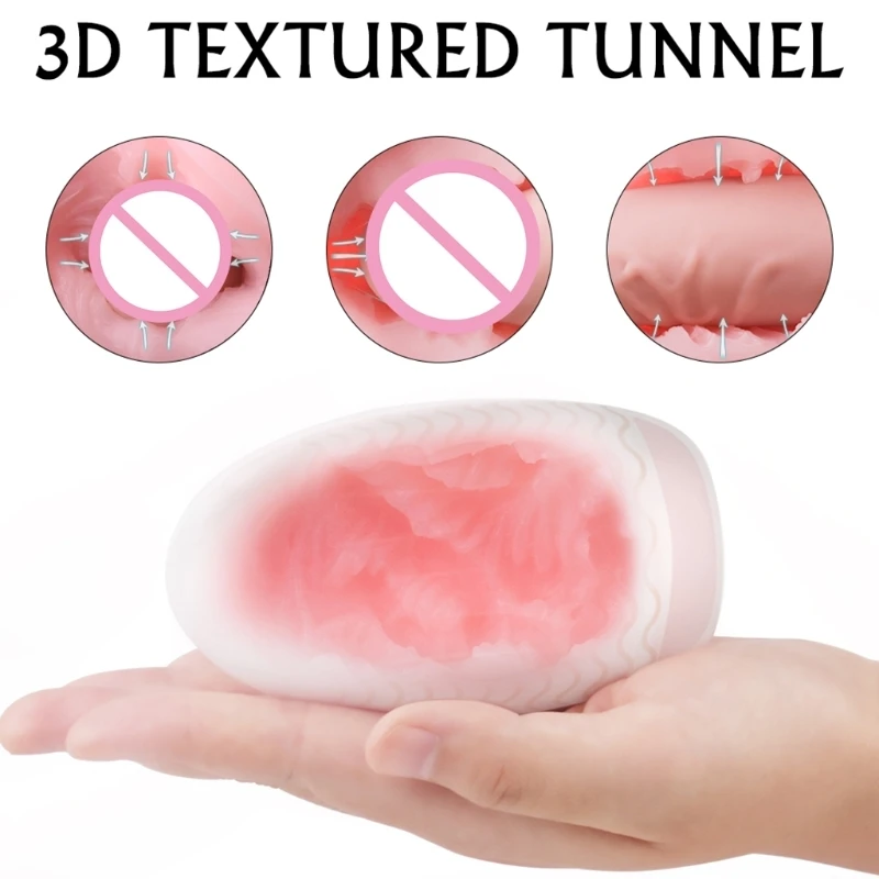 Mannelijke Masturbator 3D Realistisch Kanaal Masturberen Cup Pocket Seksspeeltje voor mannen