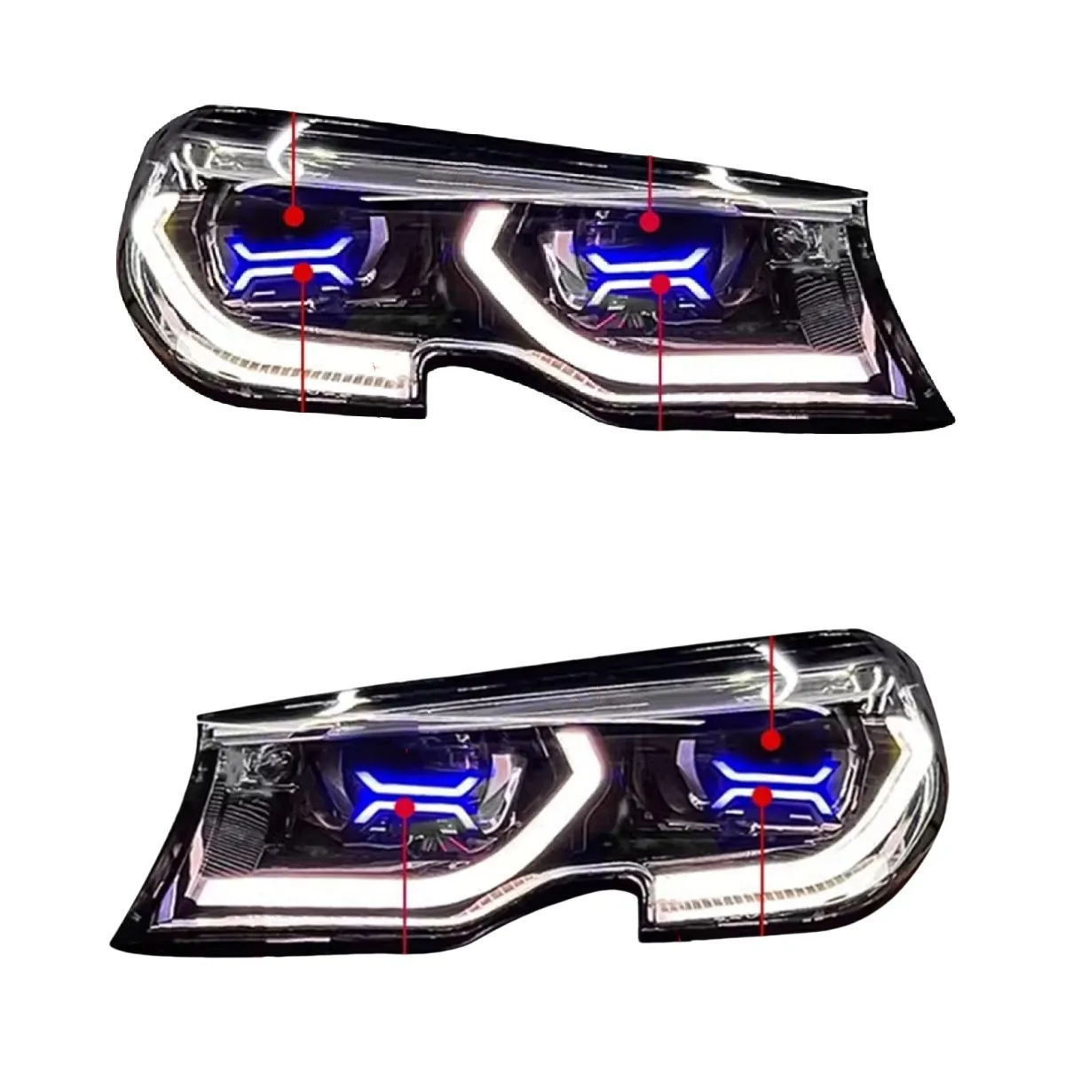 Car laser headlight Headlamp for BMW 3 series G20 G28 OSS 20-22 DRL Daytime Running Light High low beam Turn signal