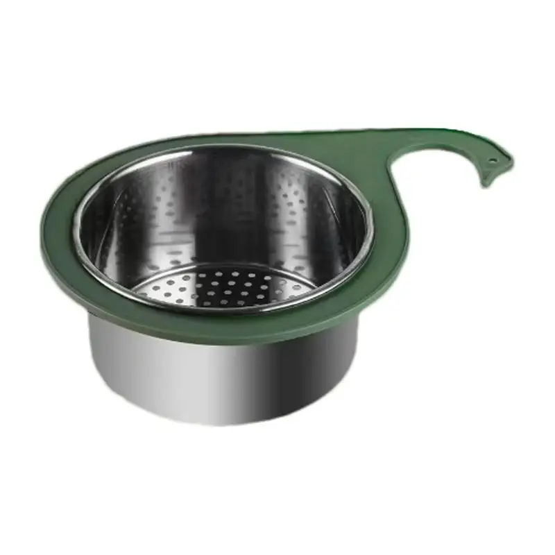 

Корзина-сето для раковины в форме лебедя из нержавеющей стали, съемная дренажная корзина для хранения гусиной головы, подвесные влажные и сухие дренажные стеллажи для гусиной головы