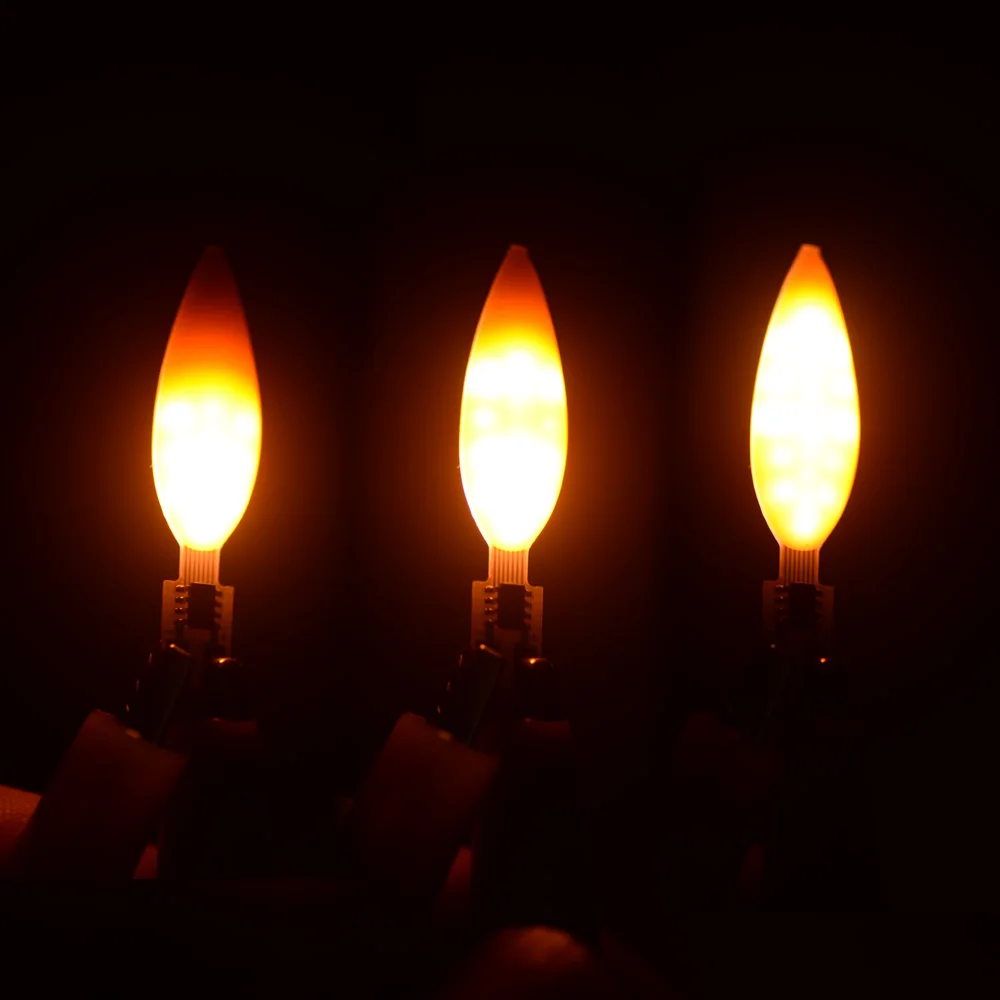 DC 3V Flicker Fire Flame for LED Candles Wick DIY Model LED Lighting Lamp Parts Tiny LED Light view 6