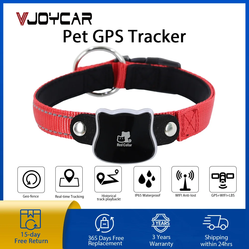 New Design Pet GPS Tracker Waterproof IP65 Geo-fence Google Track GPS For Cat Collar Mini Dog GPS Locator PK TK909