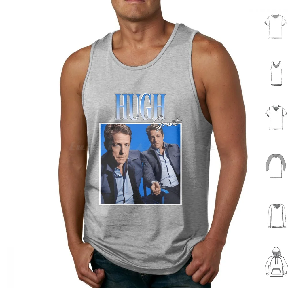 Hugh Grant Tank Tops Print Cotton Hugh Grant Trend