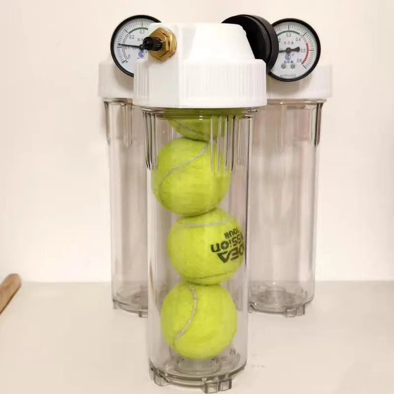 Tennis Pressure Tank, Pressurization Tank, Pressure Bottle High-Pressure Oxygen Chamber Can Accommodate 4 Tennis Ball Air Pumps - view 6