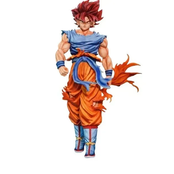33cm Dragon Ball Goku Double headed Luminescence Figure PVC Action Figures Collection Model Toys Gifts Desk Ornament Gifts
