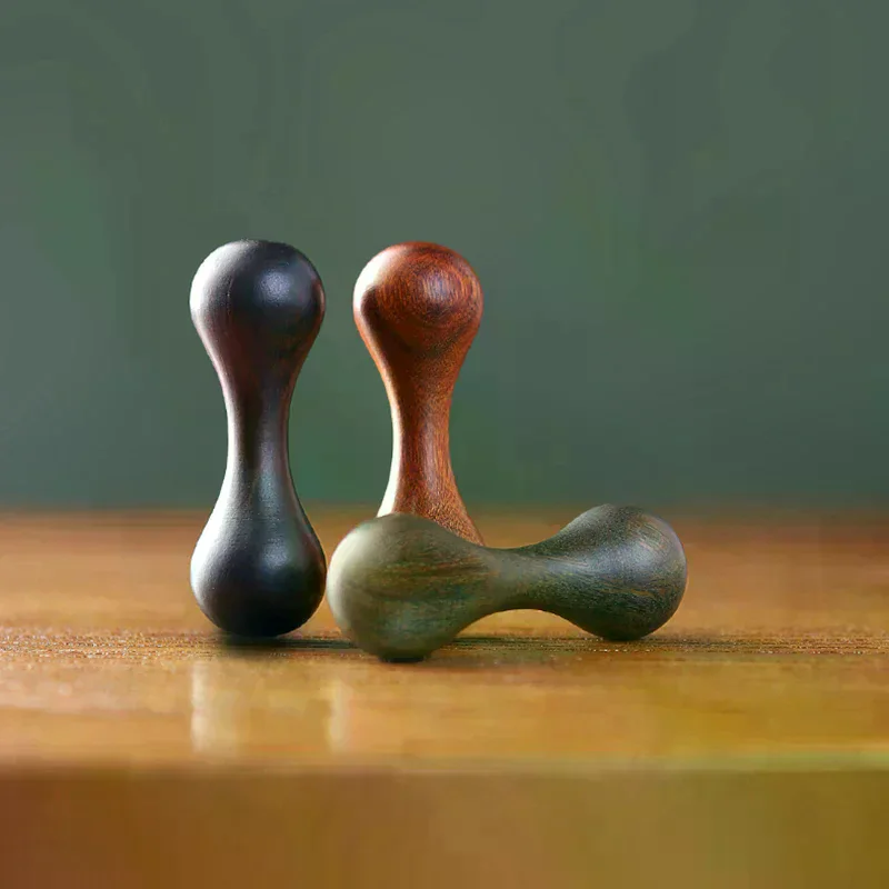 Knucklebone Sandalwood Fingertip Top Baole Bead Begleri Toy Knucklebone Finger Limit EDC Anti Stress Autism ADHD Finger Exercise