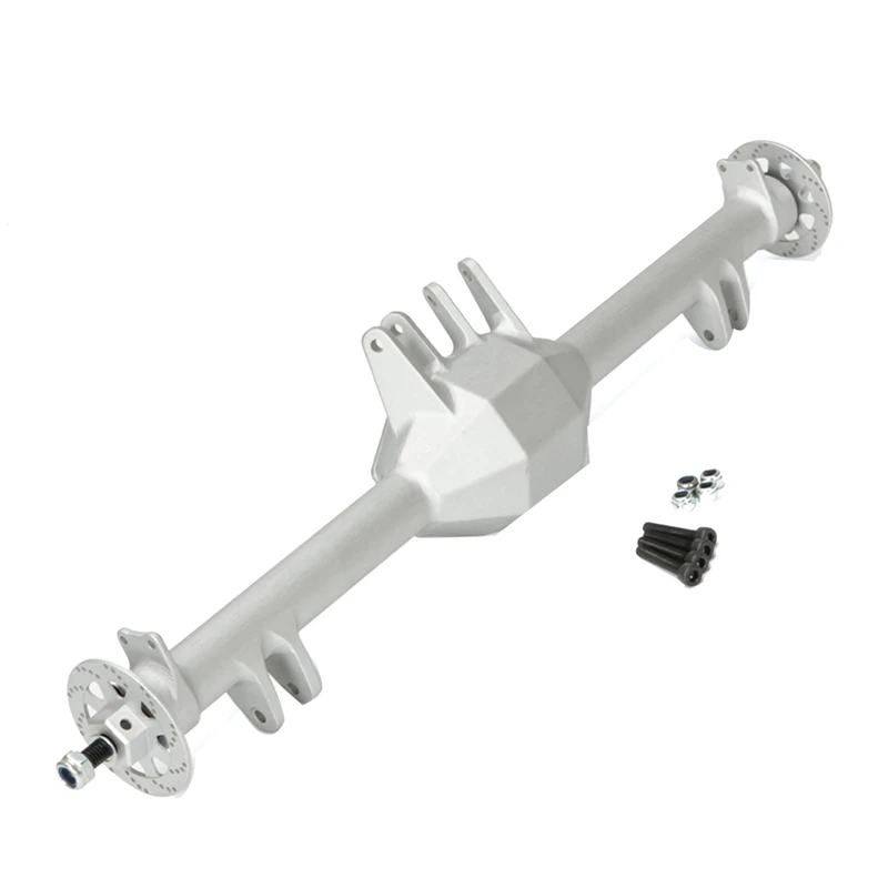 

CNC Metal Rear Axle Housing For 1/10 Losi Baja Rey 4WD Desert Off-Road Truck Upgrade Spare Parts Silver