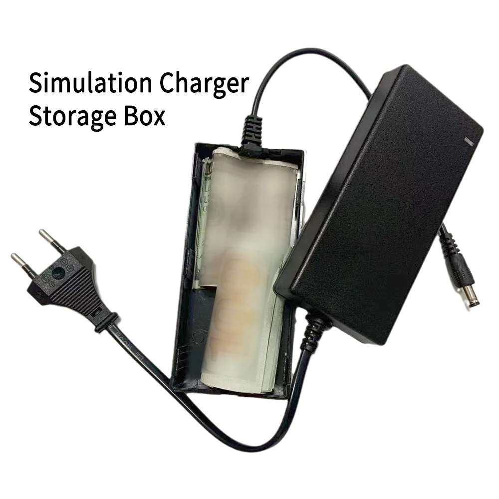 1PCS Simulated Computer Charger Storage Box Secret Money Case Safe Anti-theft Travel Storage Container Hiddens Jewelry Organizer