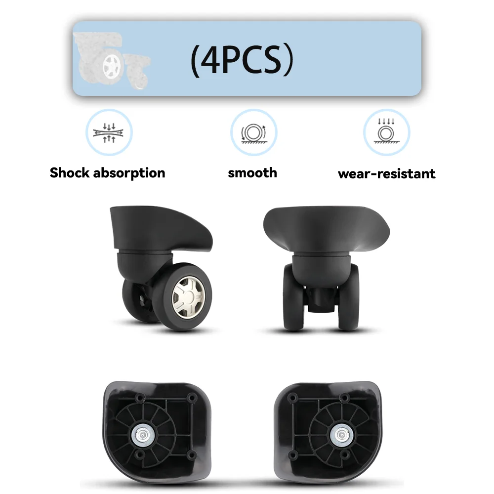 For Samsonite Original Wheel Replacement Suitcase Rotating Smooth Silent Shock Absorbing Wheel Accessories Wheels Casters