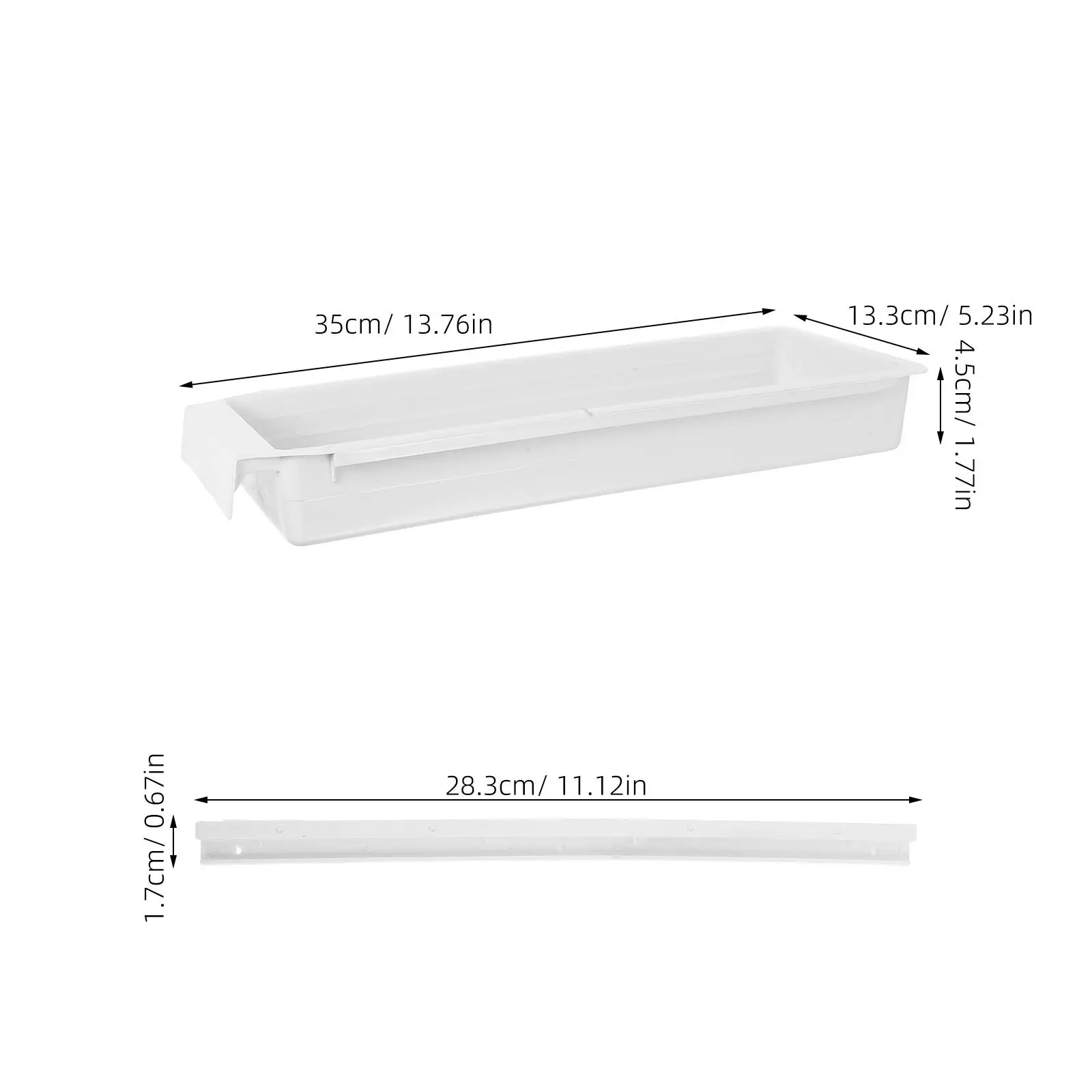 Sewing Machine Table Drawer Organizer Plastic Storage Box with Smooth Glide Rails for Home Studio Industrial Sewing Machine view 3