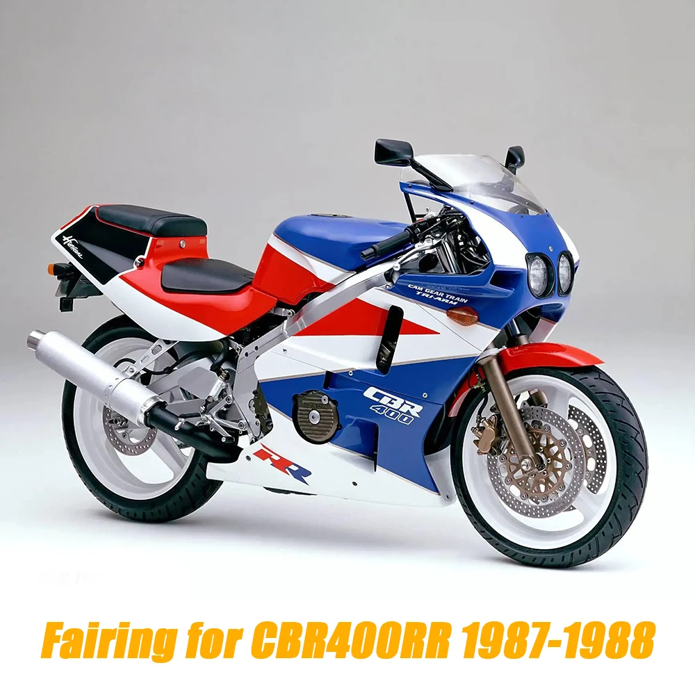 brand new ABS fairings for honda CBR400 CBR NC23 blue white red bodywork fairing kit cbr400rr 1987 1988