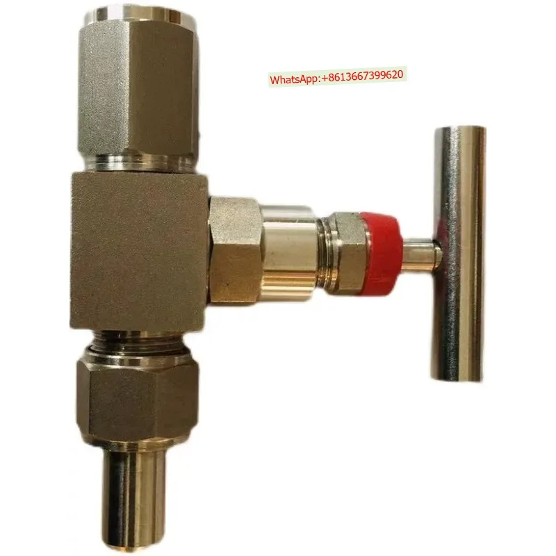 Pressure transmitter two valve group, short connection, welding joint.