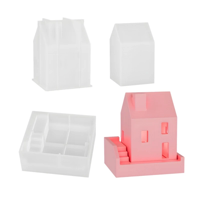 

Versatile House Silicone Mold For Handcrafted Soaps Baking And Creative Family Bonding Projects