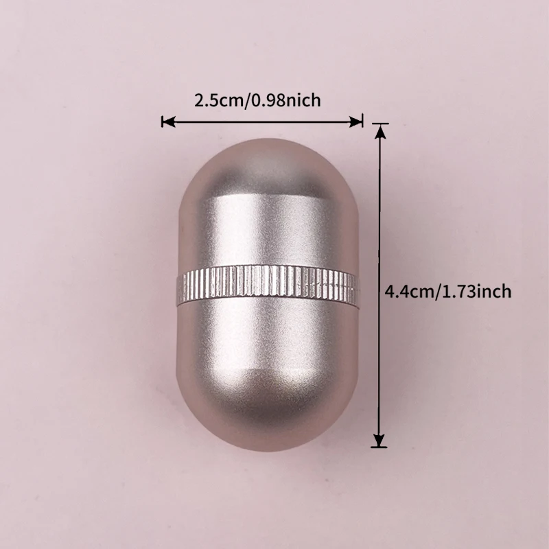 1pc mini bola de massagem ocular com invólucro de metal destacável ferramenta de massagem rolo de jade Xiuyan