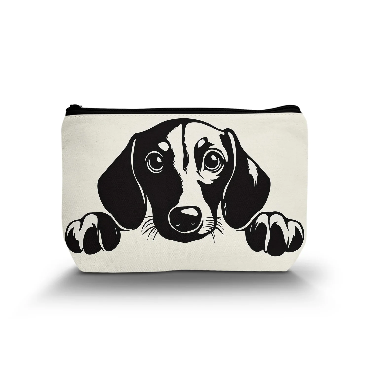 1Pc Animal Dog Funny Cosmetic Bag Durable Fashion Zipper Portable Women'S Cosmetic Bag Suitable For Giving To Friends And