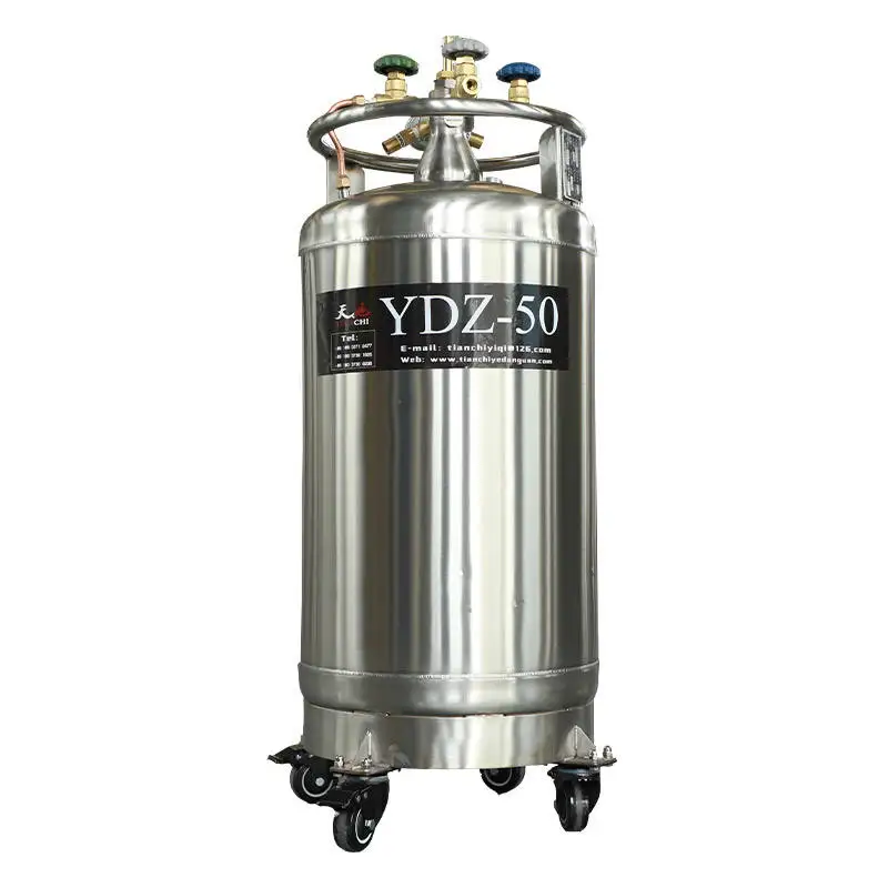 50L Liquid Nitrogen Transfer Hose Cylinder Cryosurgery Cryosauna LN2 Storage Dewar