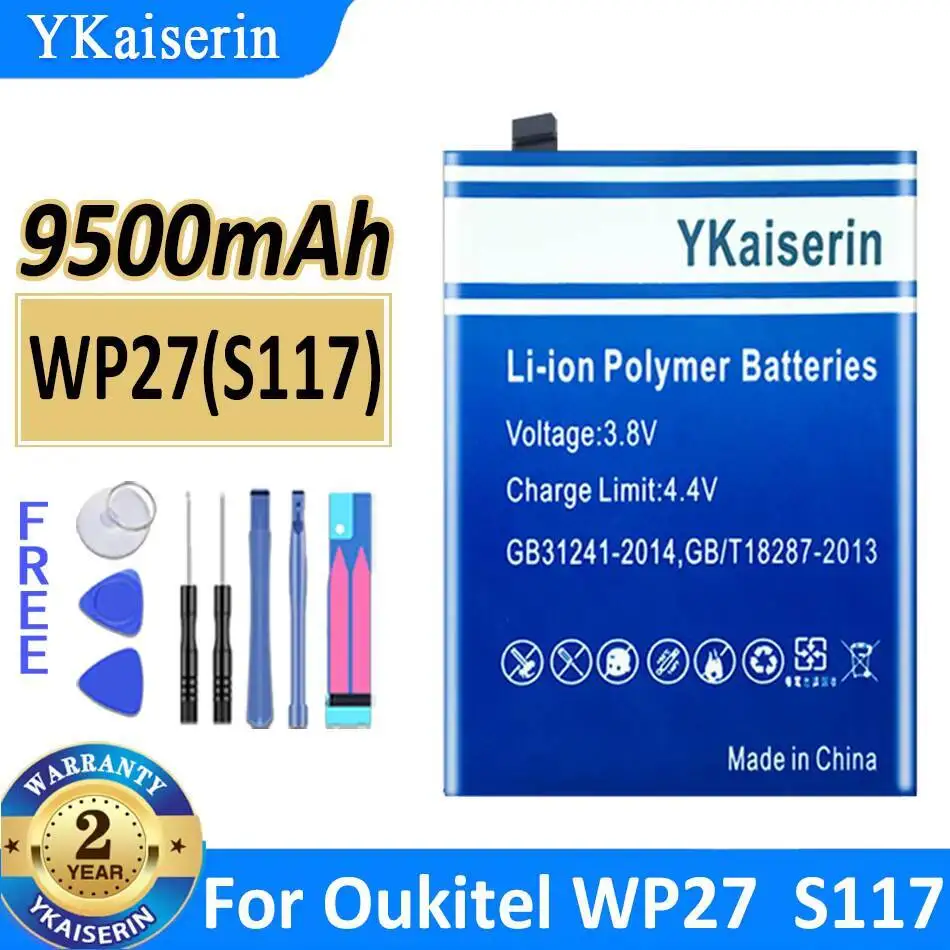 

For Oukitel WP27 S117 Reliable Replacement 9500Mah Mobile Phone Battery
