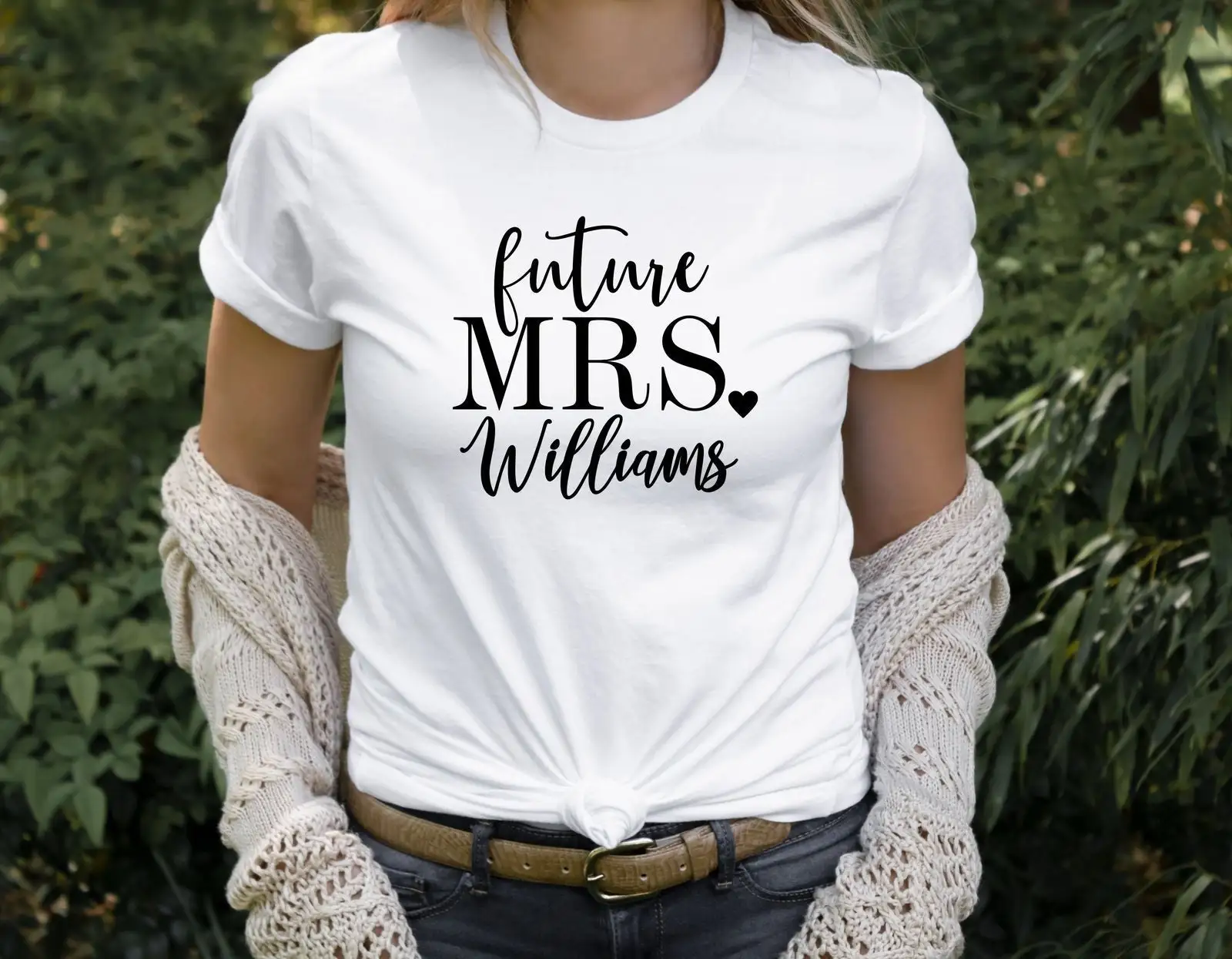 Fiance T Shirt Future Mrs Engagement Bachelorette Party Wedding Newly Engaged Fiancee