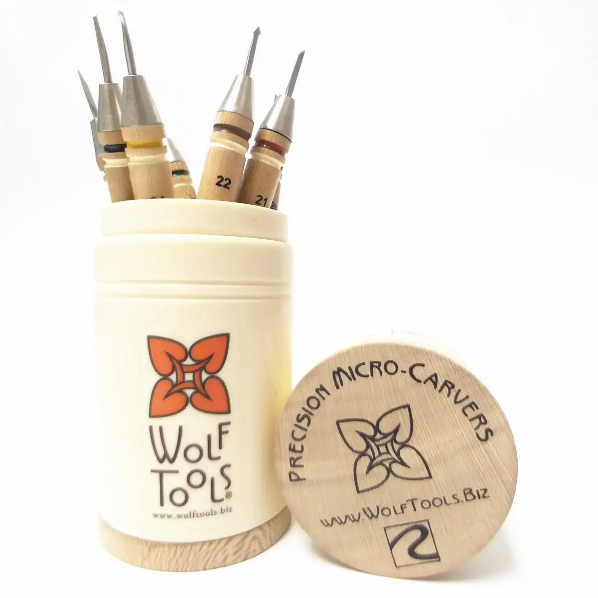 Juego de 8 herramientas de precisión Wolf Tools para tallar cera, herramientas de detallado para espacios pequeños y modelado de cera.
