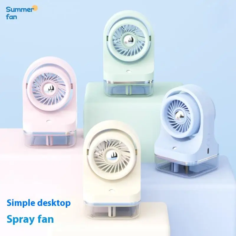 

YS-2529-Elegant Simple Desktop Spray Fan: Hydrating Spray for Moisturized Summer Comfort