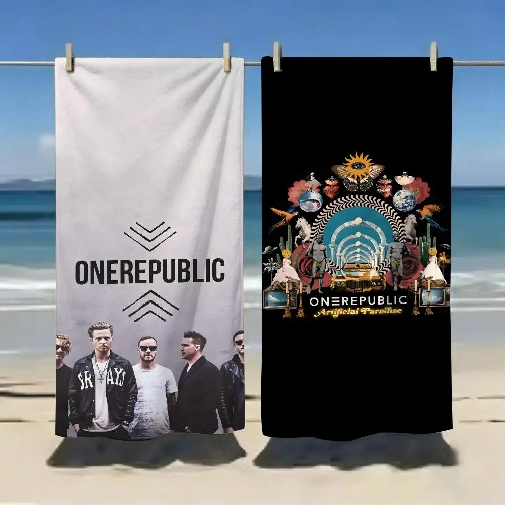 Pop Rock Band OneRepublic Towel Microfiber soft Beach Towel for Travel Fitness Sauna Bathing Camping
