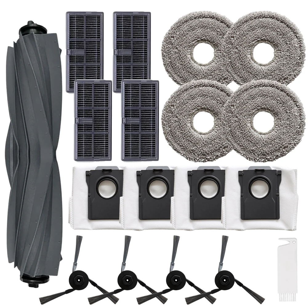 

Vacuum Cleaner Parts Main Roller Brush Mop Pads Hepa Filters Side Brushes Dust Bags For MOVA P50 Pro For Ultra Vacuum Cleaner