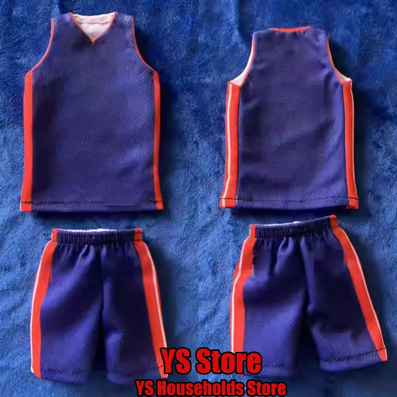 1/6 Famous Basketball Player Mini 0 1 25 13 Number Logo Print Sprots Jersey T-shirt Shorts Clothes Set Accessory For 12