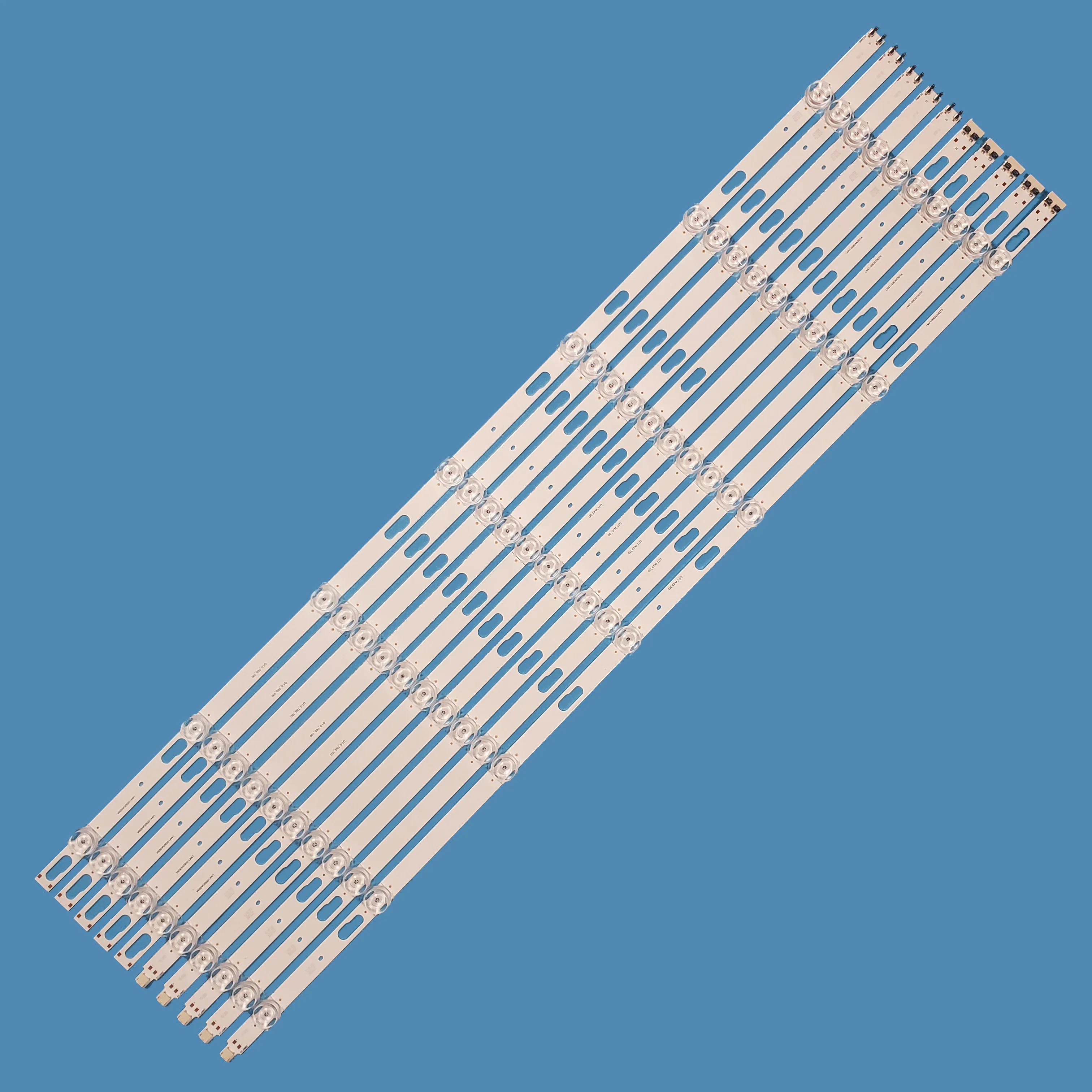 Barra de retroiluminação LED para TV inteligente, Samsung UN70RU7100 UE70TU7000 TU7000, LM41-00824A 827A 00825A 828A V0T7-700SMA, 10 pcs/set